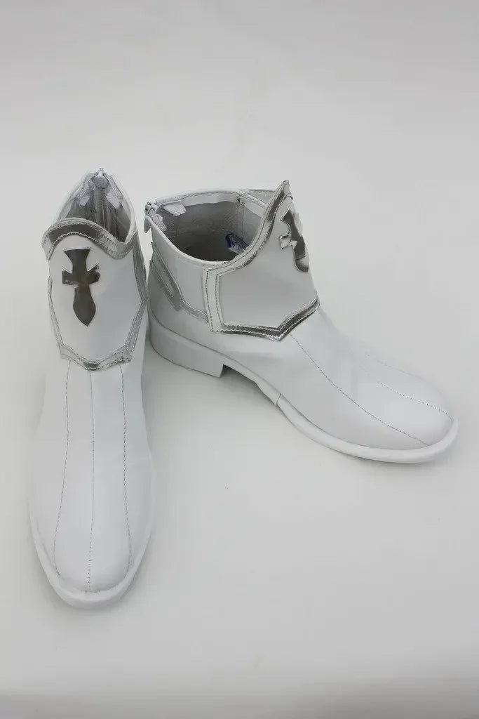 SAO Sword Art Online Asuna Yuuki Cosplay Shoes White Boots