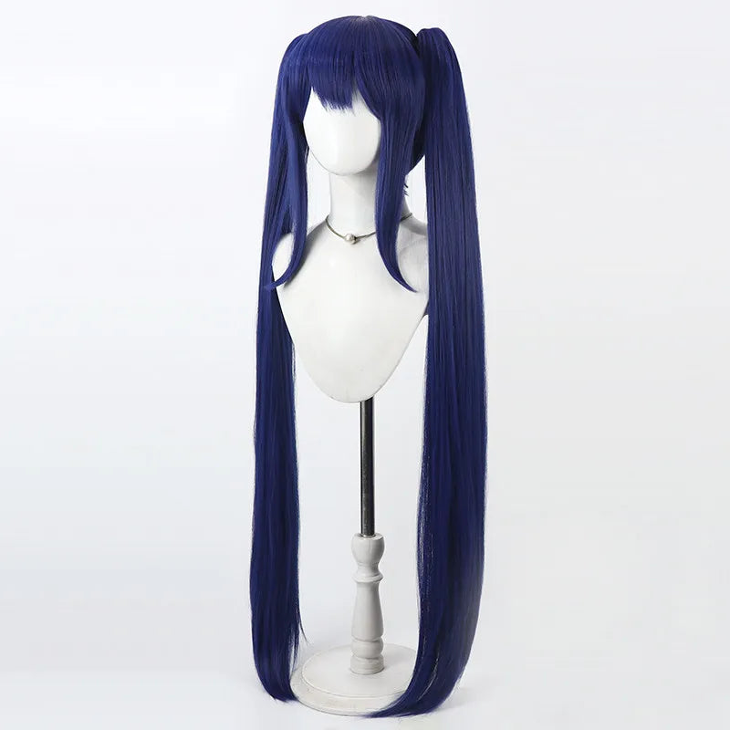 Fairy Tail Wendy Marvell Cosplay Wig Dark Blue Hair