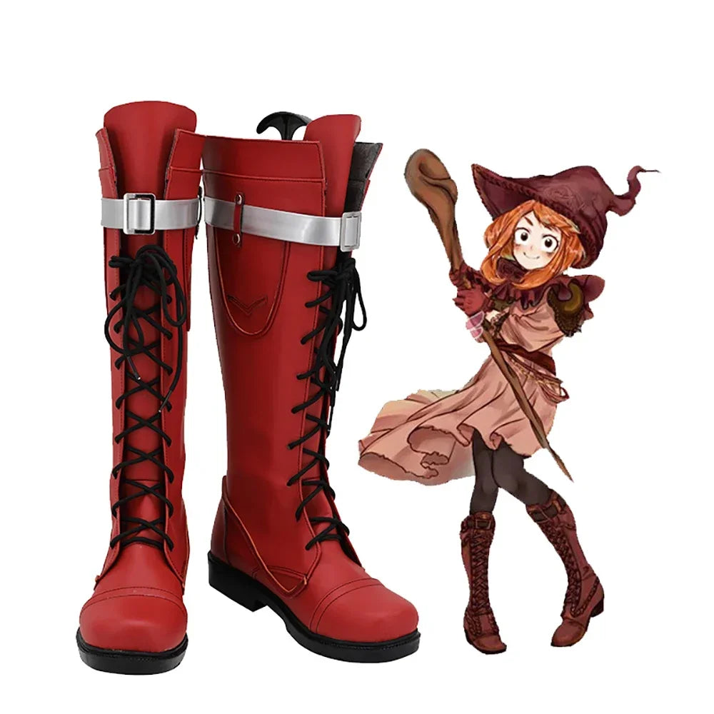 My Hero Academia Ochaco Uraraka Cosplay Boots Red Shoes