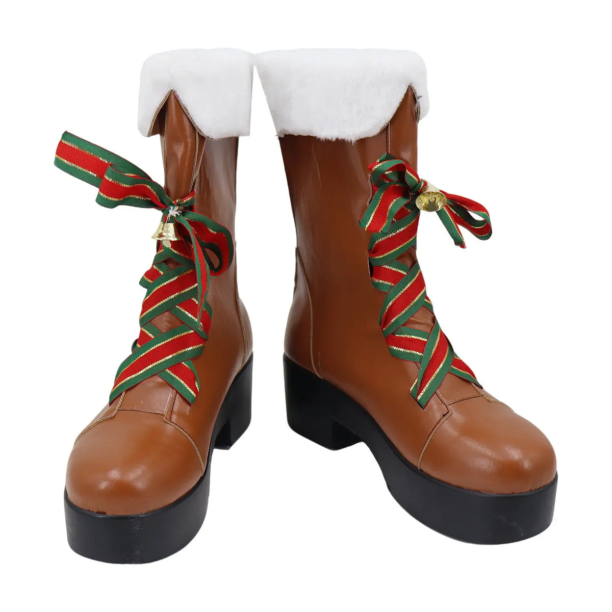 Overwatch Wuyang Cosplay Boots Custom Made Brown Shoes