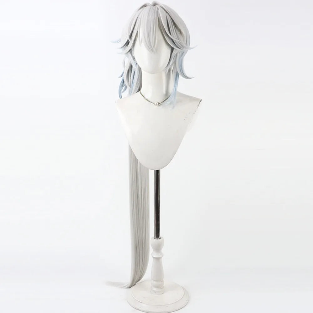 Honkai Star Rail Yao Guang Cosplay Wig Silver White Hair