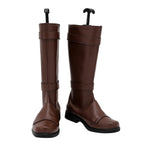 Star War Mandalorian Bo-Katan Kryze Cosplay Boots Brown Leather Shoes