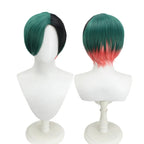 Cyberpunk2077 Judy Alvarez Cosplay Wig Tri Color Side Part Punk Hair