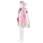 One Piece Uta Cosplay Costume Full Set, Outfit Wig Prop
