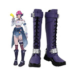 Overwatch Kiriko Cosplay Boots Purple Shoes Custom Made