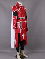 Sword Art Online SAO Heathcliff Cosplay Costume Knights of the Blood Outfit