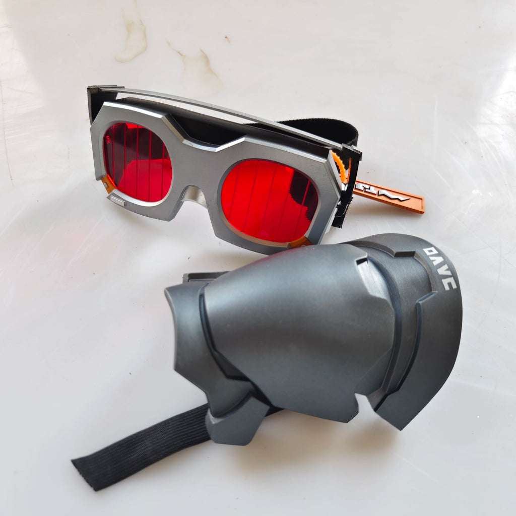 Zenless Zone Zero Grace Howard Cosplay Goggles & Knee Armor Set