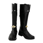 Honkai Star Rail Luocha Cosplay Boots Black Shoes