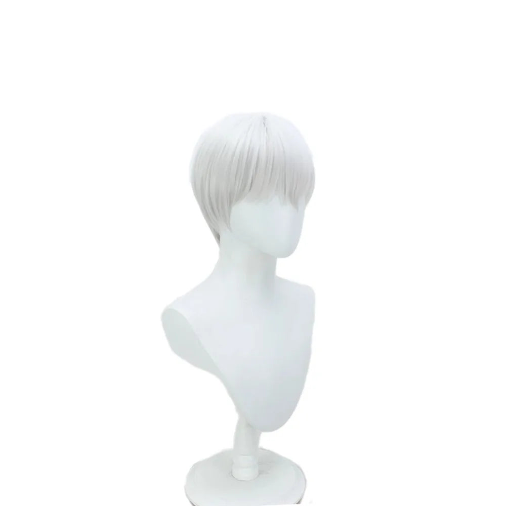 Jujutsu Kaisen Inumaki Toge Cosplay Wig Silver Grey Hair
