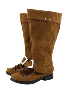 Assassin's Creed Haytham Kenway Cosplay Shoes Brown Boots Custom Made