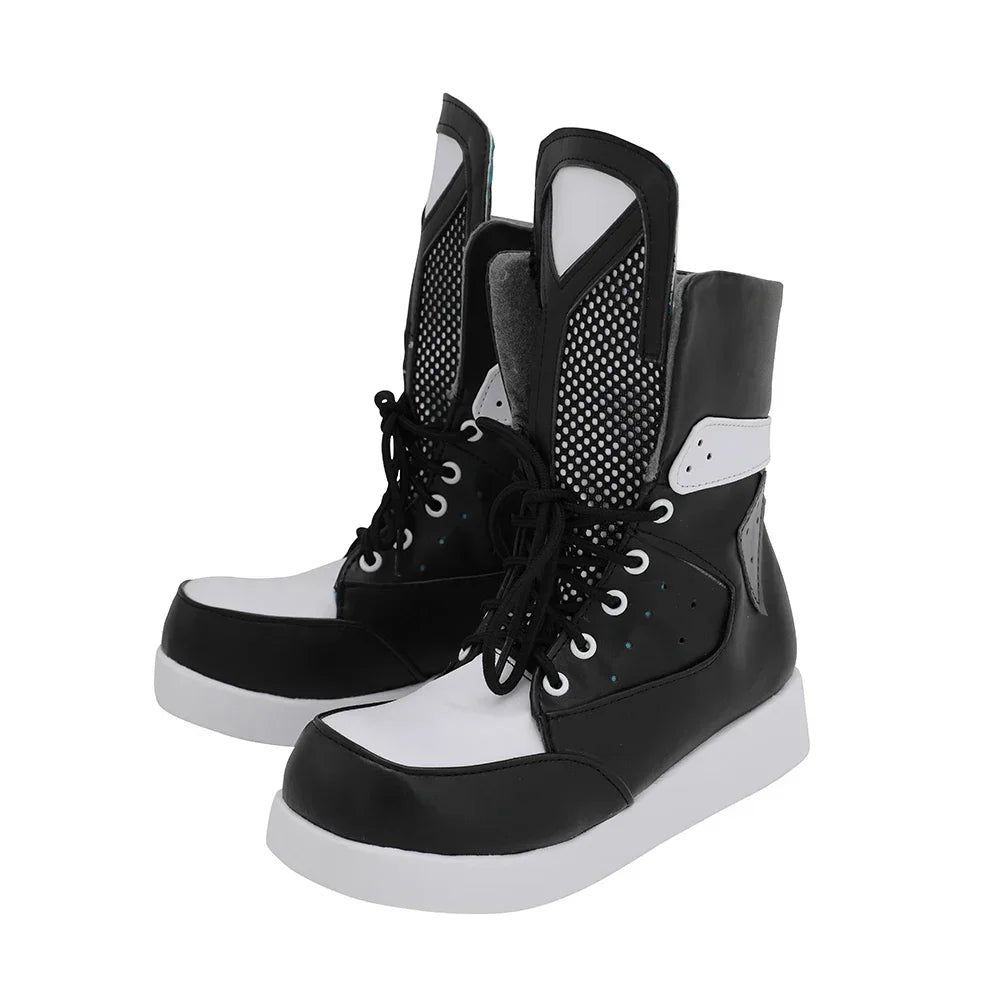 Arknights FEater Cosplay Boots Black Shoes Custom Made