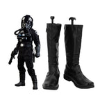 Star Wars TIE Fighter Pilot Cosplay Boots Black Shoes