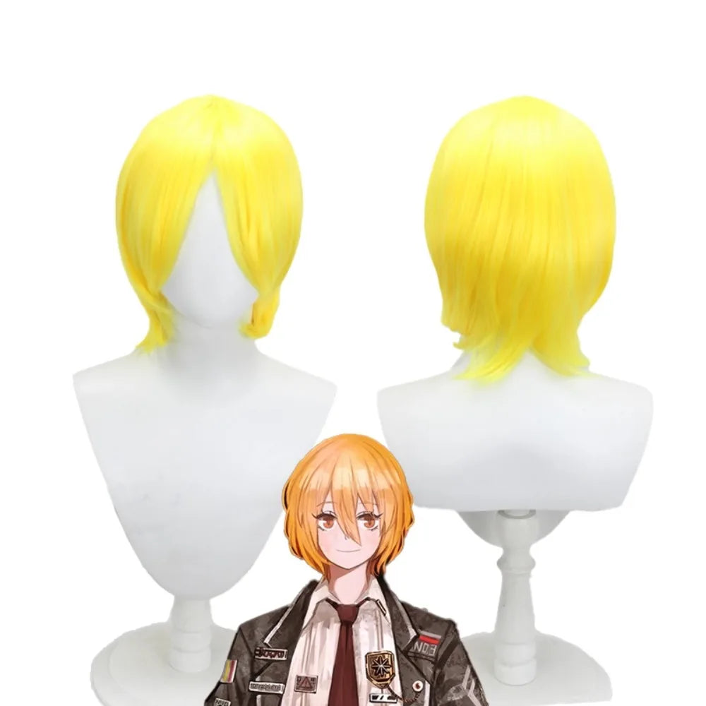 Limbus Company Don Quixote Cosplay Wig Yellow Hair