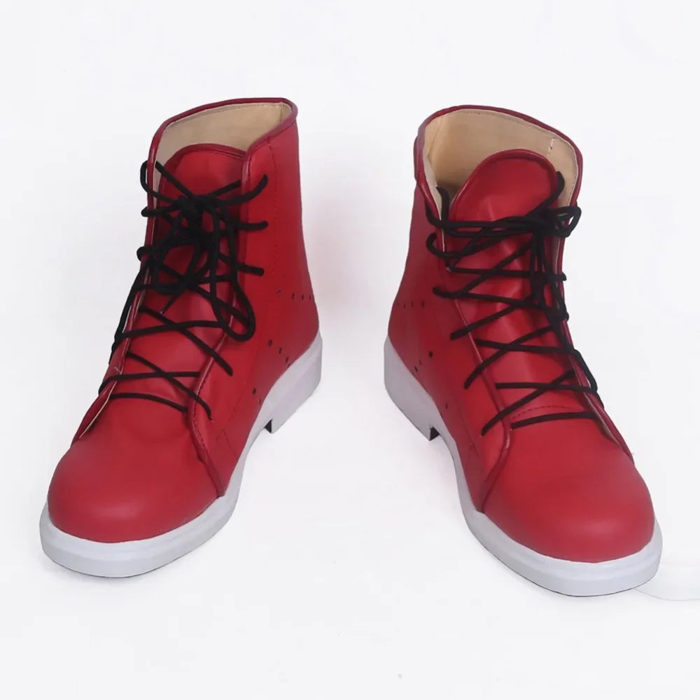 Persona5 Akira Kurusu Cosplay Boots Red Shoes