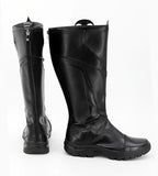 Nightwing Titans Dick Grayson Cosplay Shoes Black Boots Custom Made