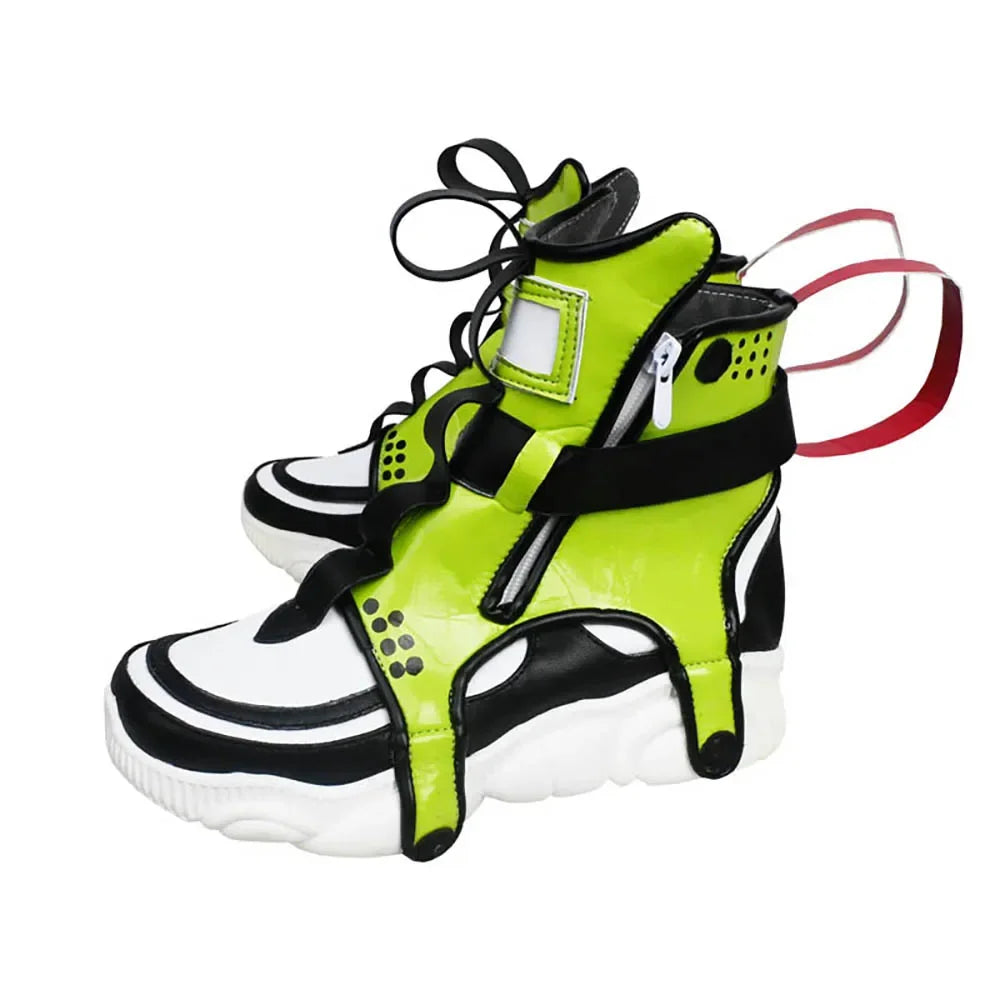 Chaussures de cosplay Zenless Zone Zero Anby Demara, bottes vertes sur mesure, toutes tailles 