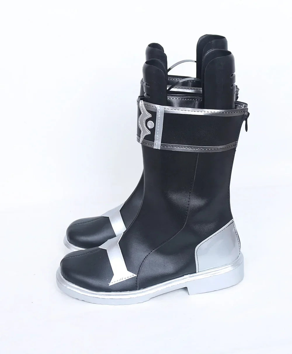 Sword Art Online Kirito Cosplay Boots SAO Hollow Realization Black Shoes