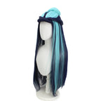 Pokemon Sword Shield Nessa Cosplay Wig Dark Blue Hair