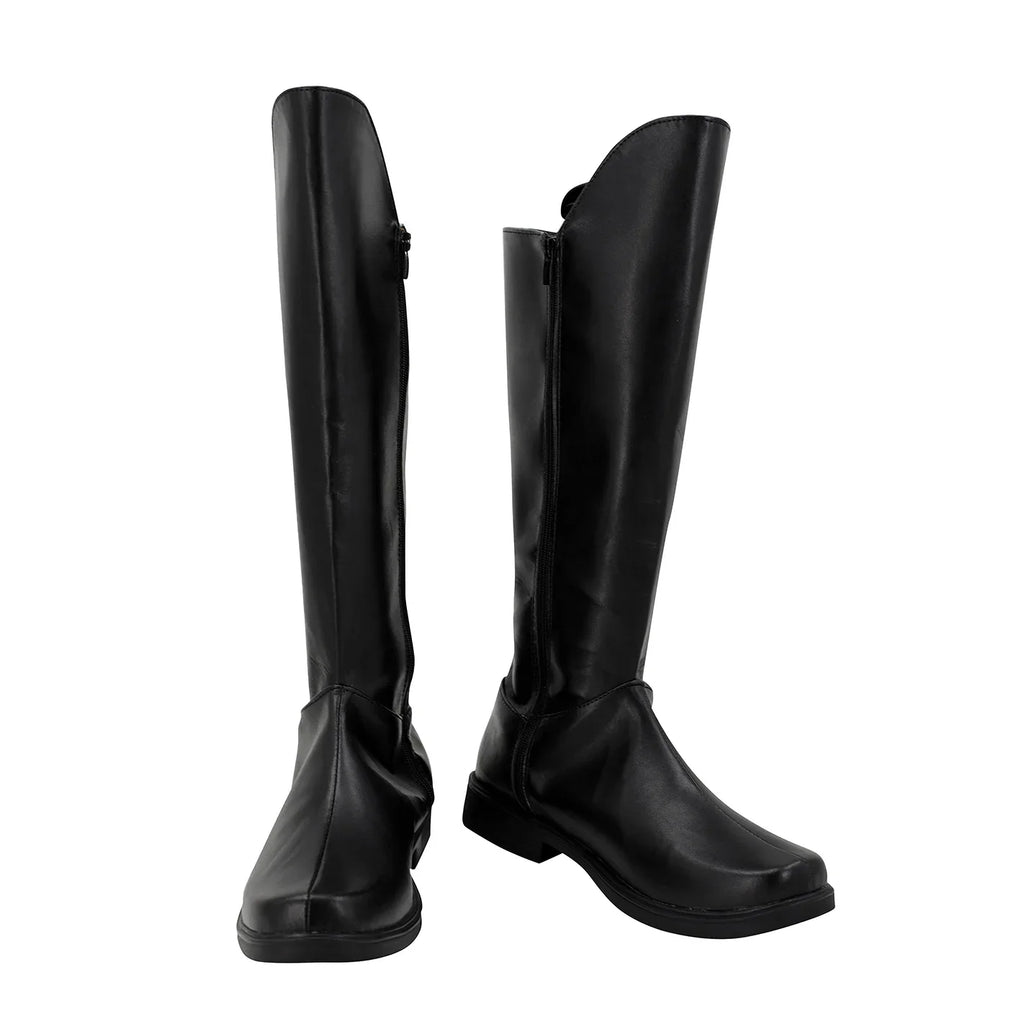 Strange New Worlds Spock Cosplay Boots Black Shoes Custom Made