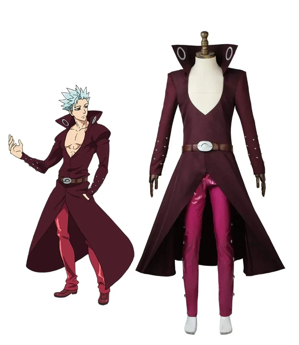 The Seven Deadly Sins Fox's Sin of Greed Ban Cosplay Costume Custom Made