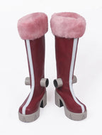 Mandalay Cosplay Boots My Hero Academia Shino Sosaki Green Boots | MiDicosplay