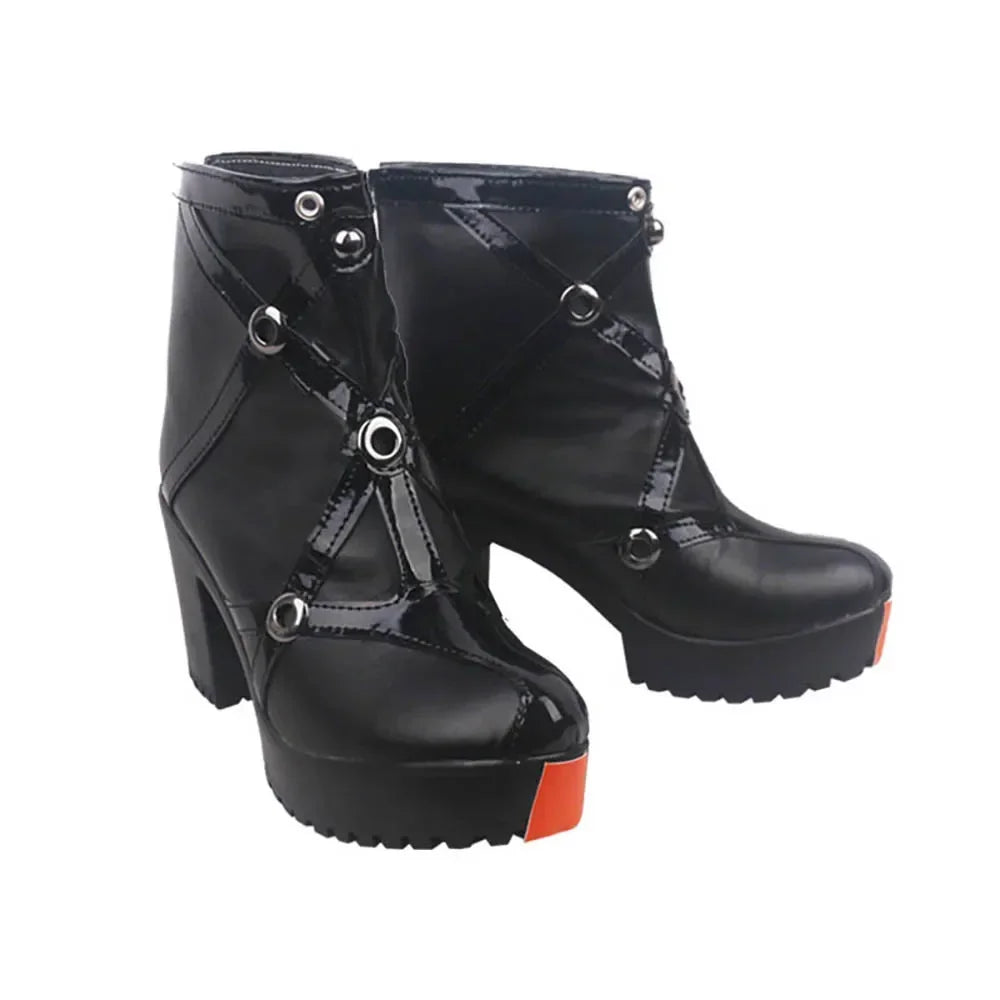 Nikke The Goddess of Victory Rapi Cosplay Boots High Heel Shoes
