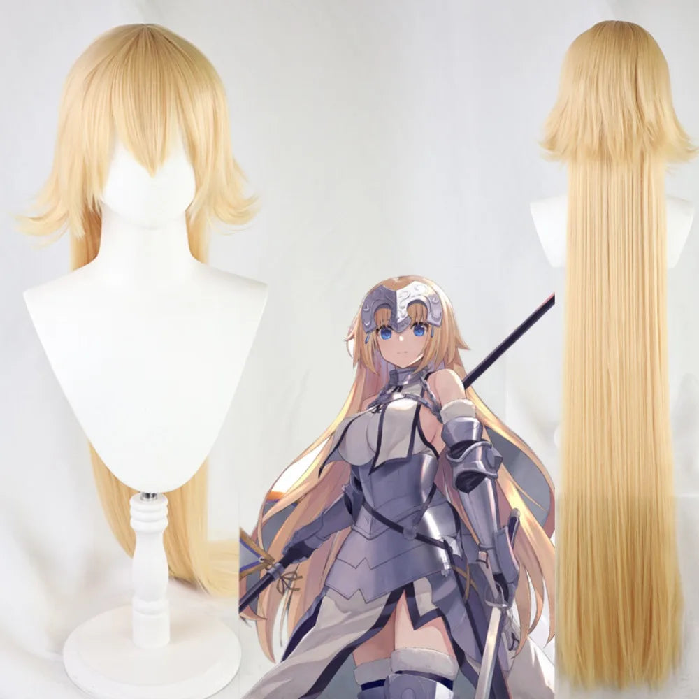 Fate Apocrypha Jeanne d Arc Cosplay Wig FGO Ruler Hair