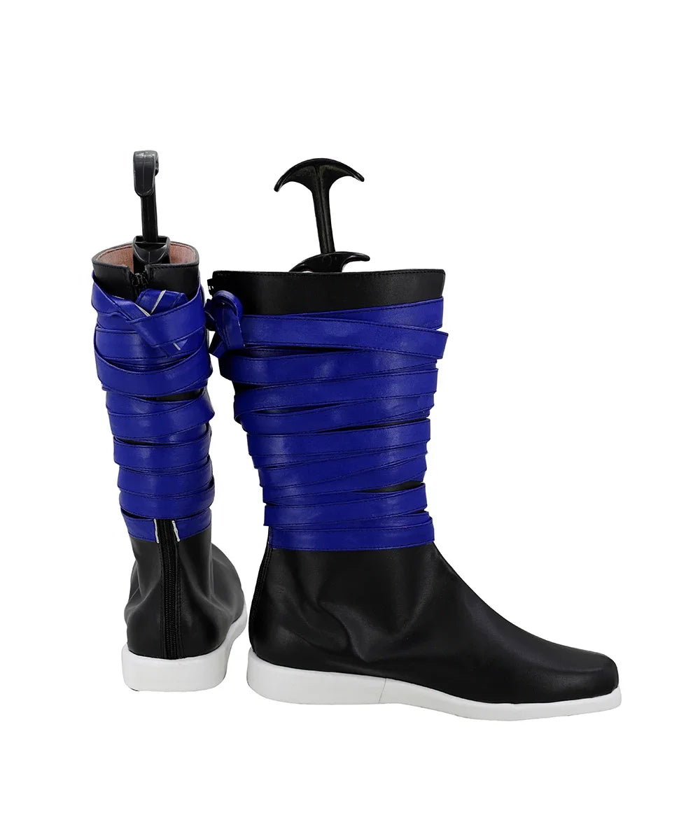 Dragon Ball Gogeta Cosplay Boots Blue Anime Shoes