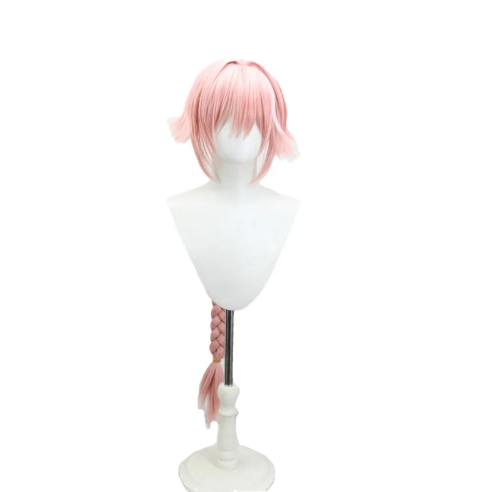 FGO Astolfo Cosplay Wig Pink White Hair