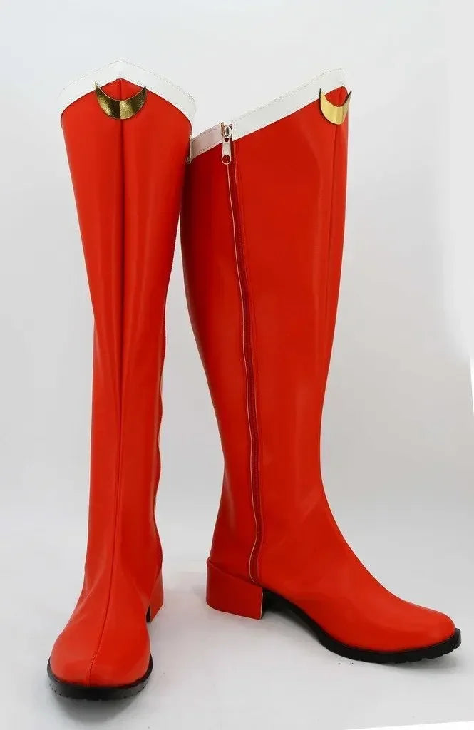 Sailor Moon Usagi Tsukino Cosplay Boots Red Shoes