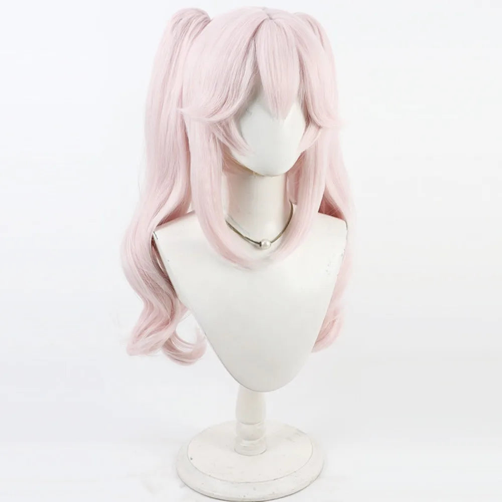 FGO Koyanskaya of Light Cosplay Wig Detachable Ponytail Light Pink Hair