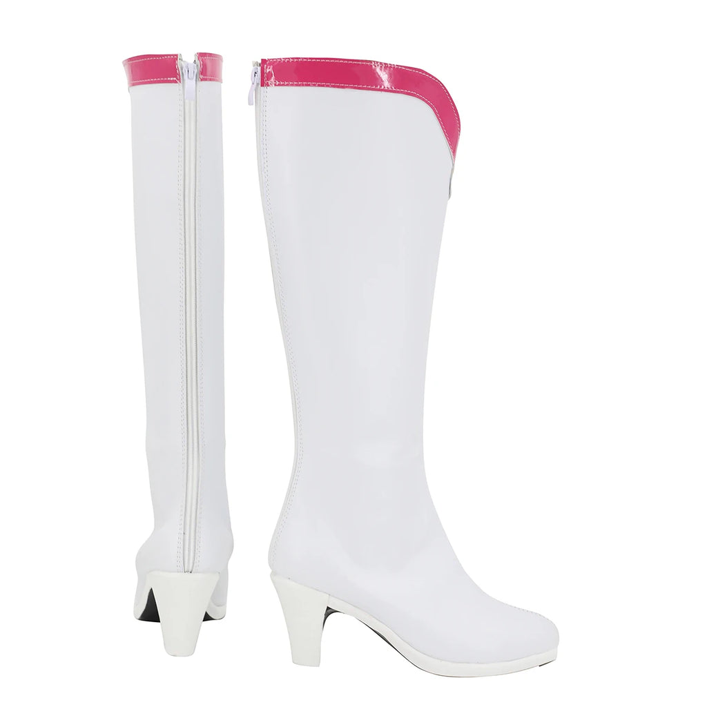 Sailor Moon Eternal Pretty Guardian Tsukino Usagi Cosplay Boots White Shoes