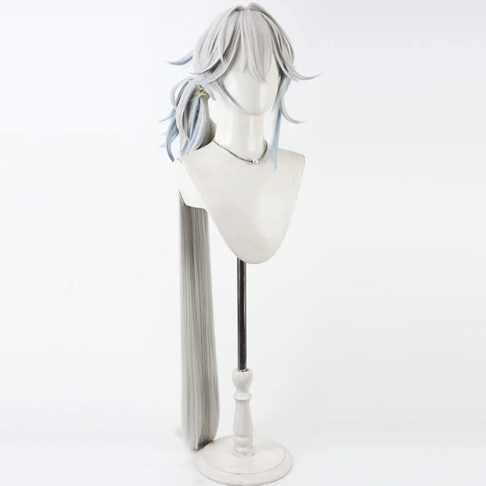 Honkai Star Rail Yao Guang Cosplay Wig Silver White Hair