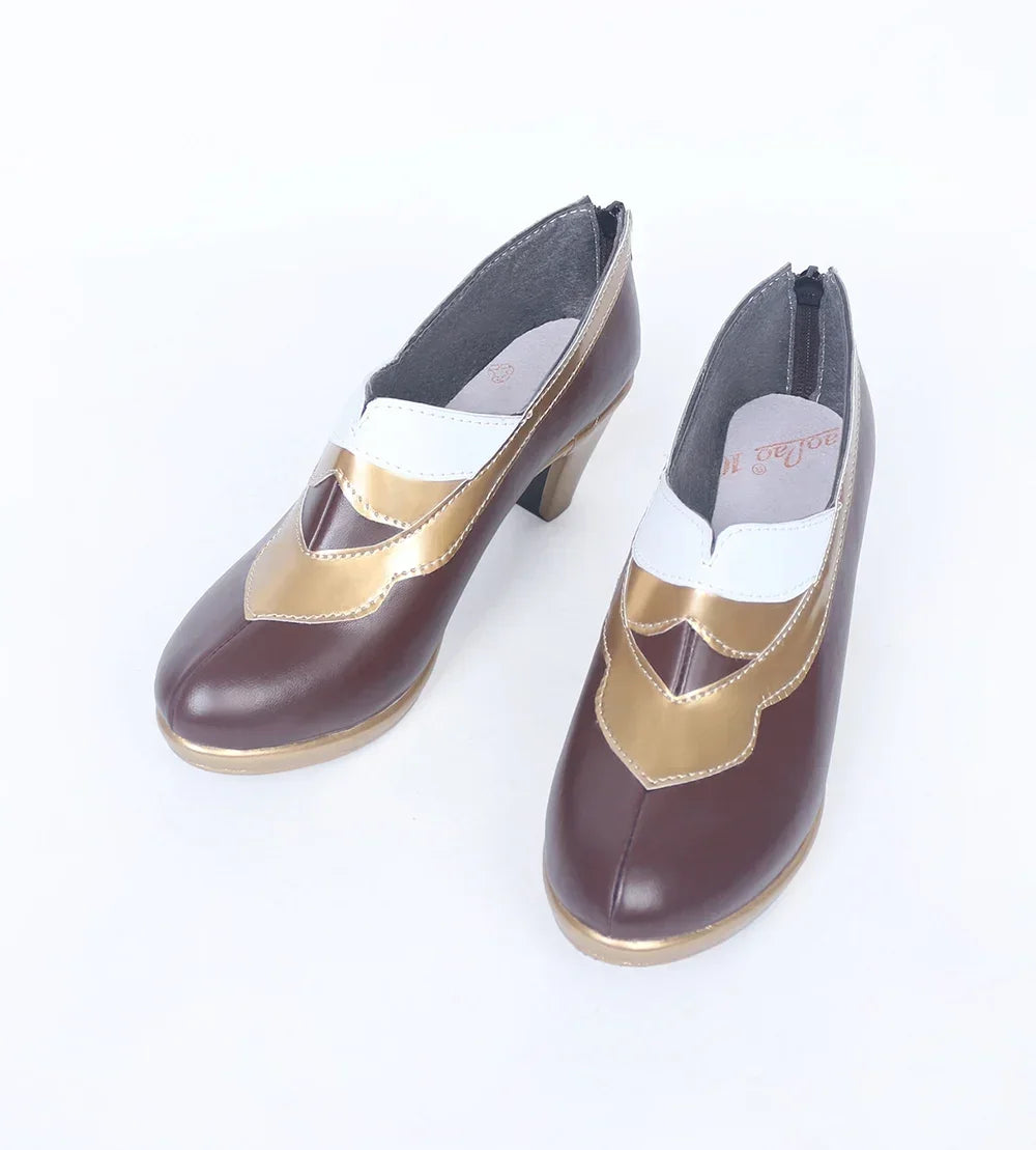 Fate Grand Order Leonardo da Vinci Cosplay Shoes Custom Made Boots