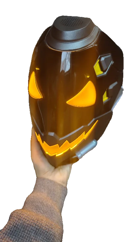 Overwatch Ana Ghoul Glowing Mask Smile Design Cosplay Prop Helmet
