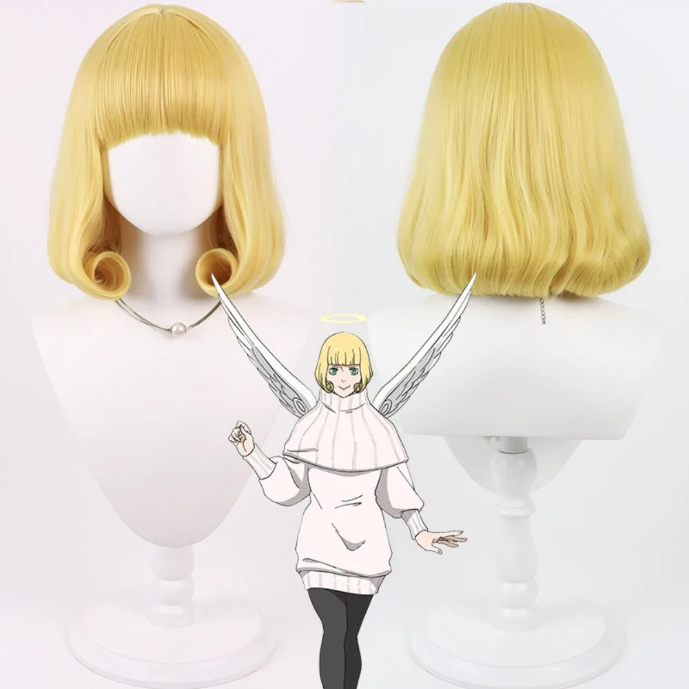 Jujutsu Kaisen Kurusu Hana Cosplay Wig Blonde Hair
