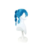 Perruque cosplay Dragon Ball Bulma Briefs, cheveux bleu turquoise en queue de cheval haute 