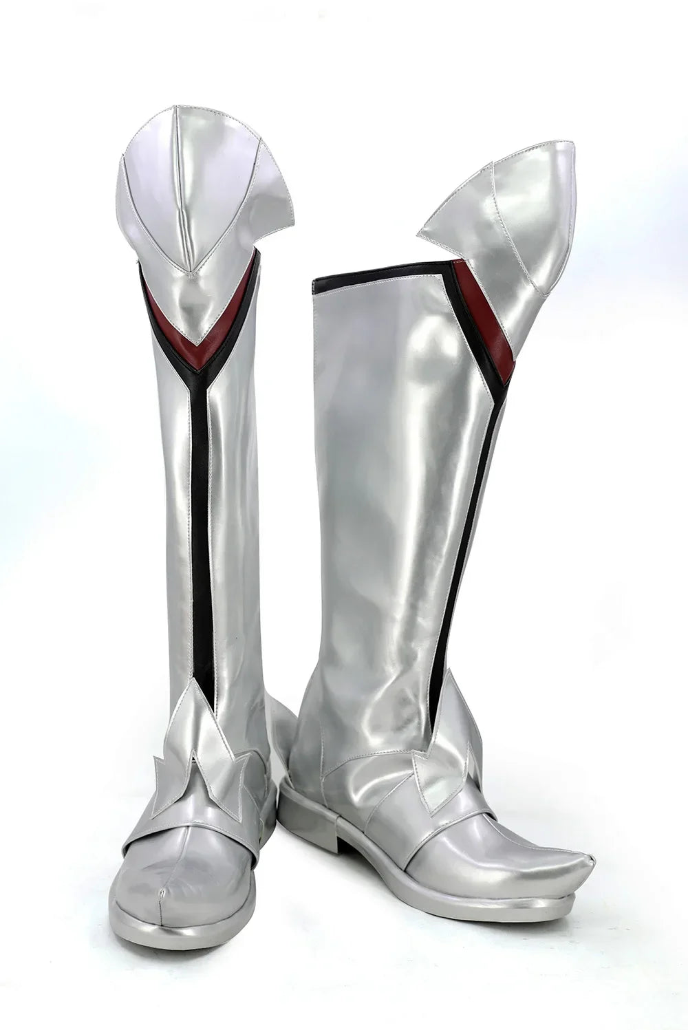 Fate Apocrypha Mordred Cosplay Boots Silver Shoes
