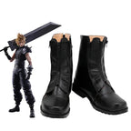 Final Fantasy Cloud Strife Cosplay Boots Black Shoes Any Size