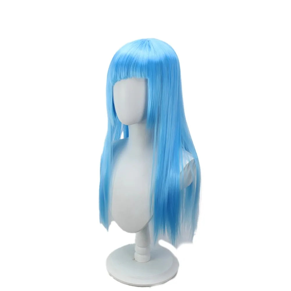 Jujutsu Kaisen Miwa Kasumi Cosplay Wig Blue Long Straight Hair