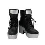 Arknights Schwarz Cosplay Boots High Heel Black Shoes