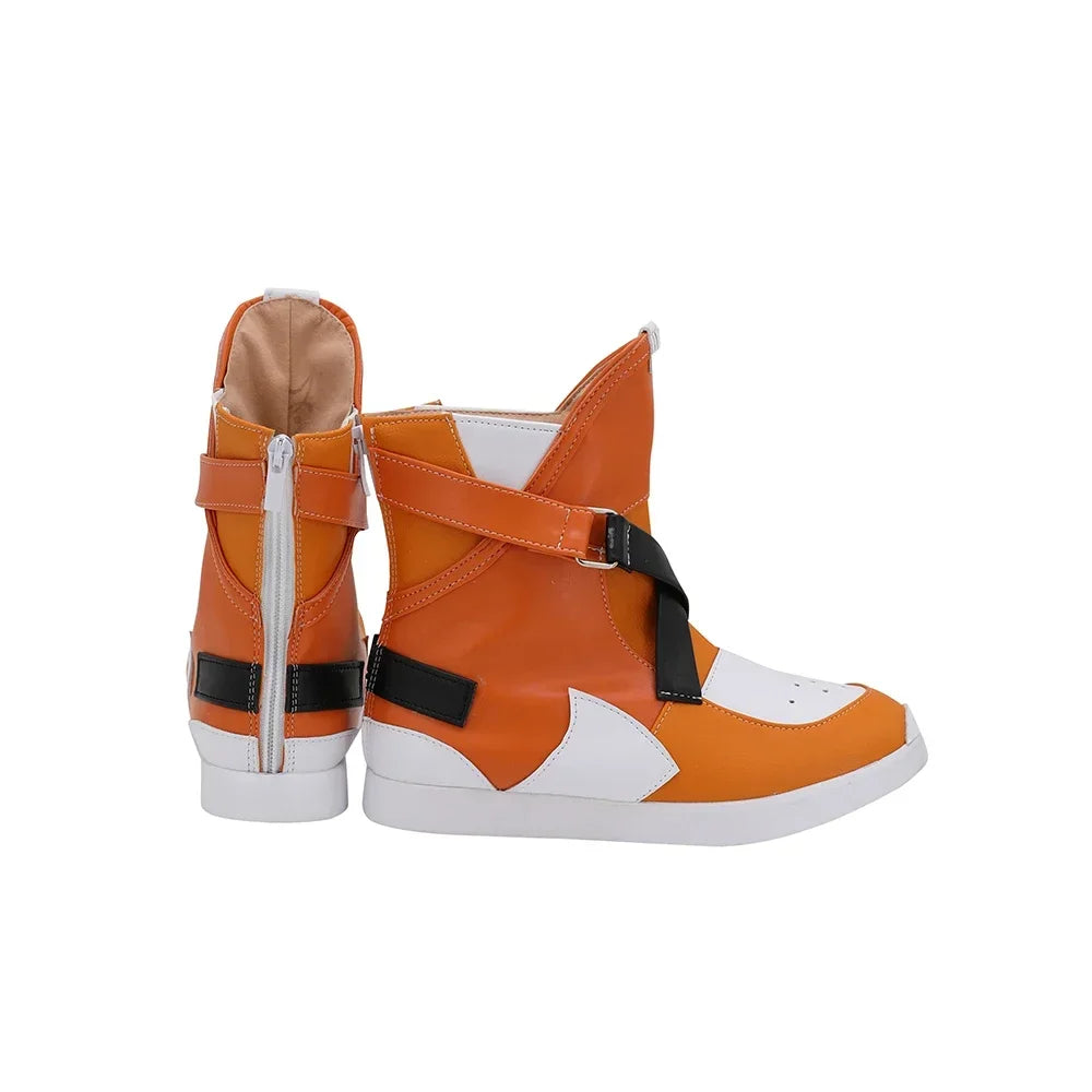 Arknights AAK Cosplay Boots Orange Shoes Custom Made