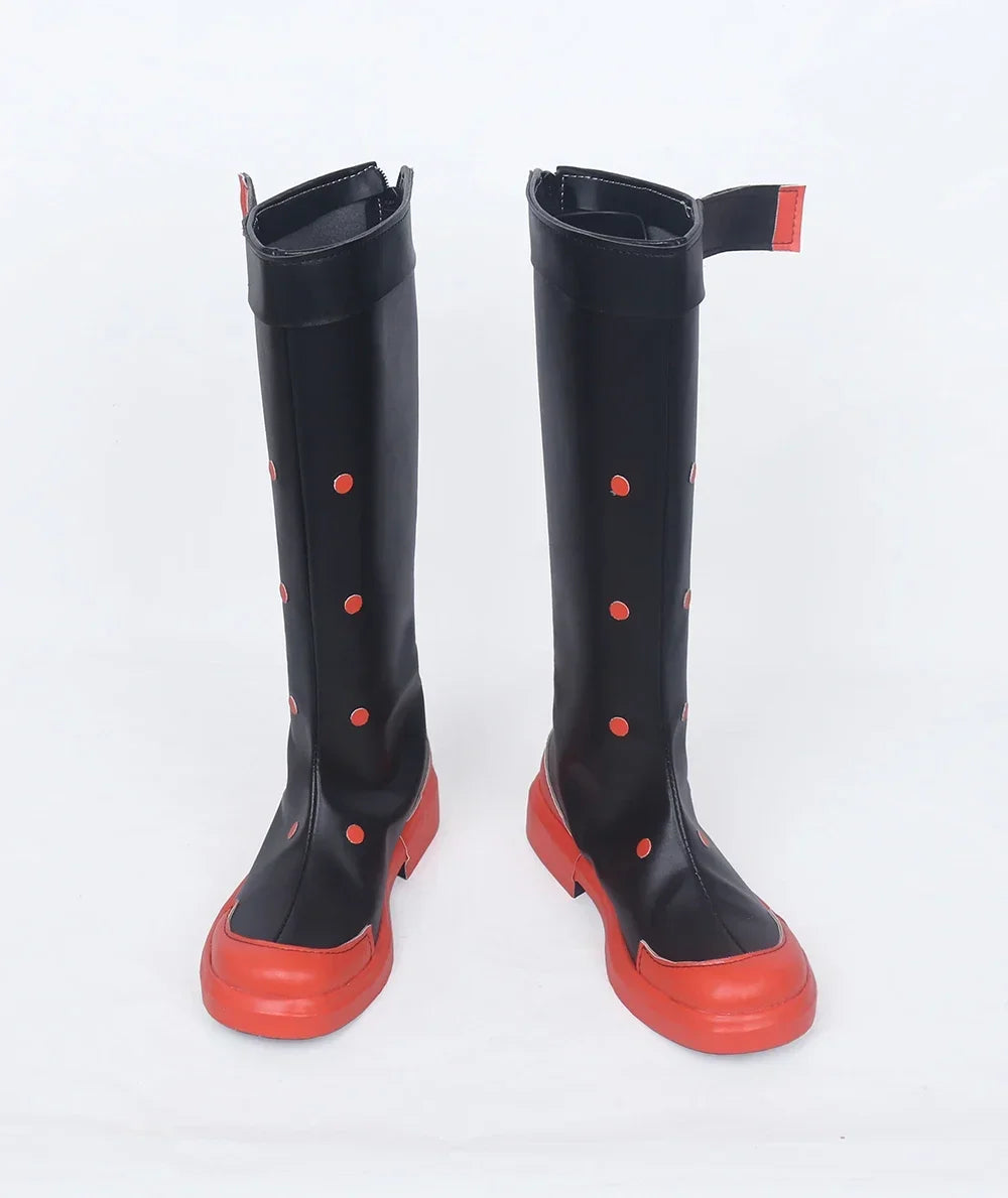 Custom My Hero Academia Bakugou Katsuki Cosplay Shoes Combat Boots | MiDicosplay