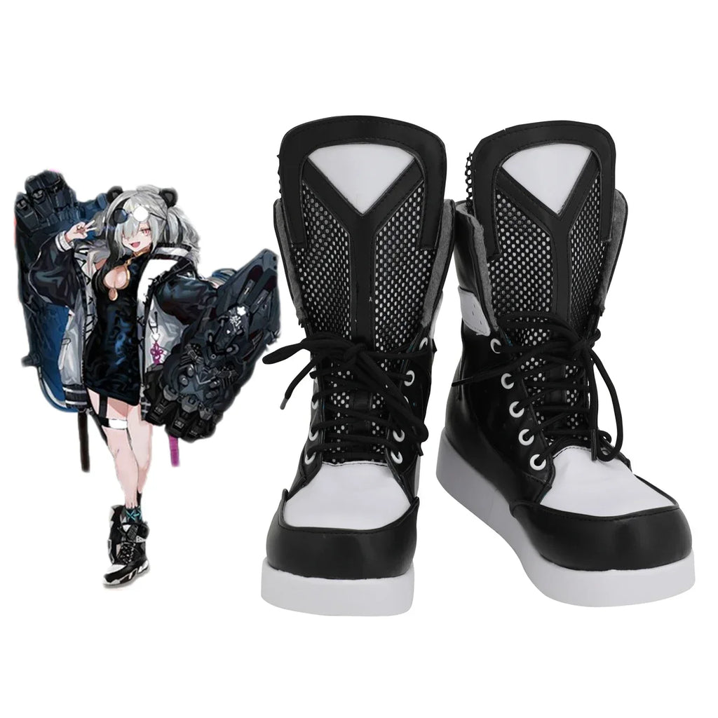 Arknights FEater Cosplay Boots Black Shoes Custom Made