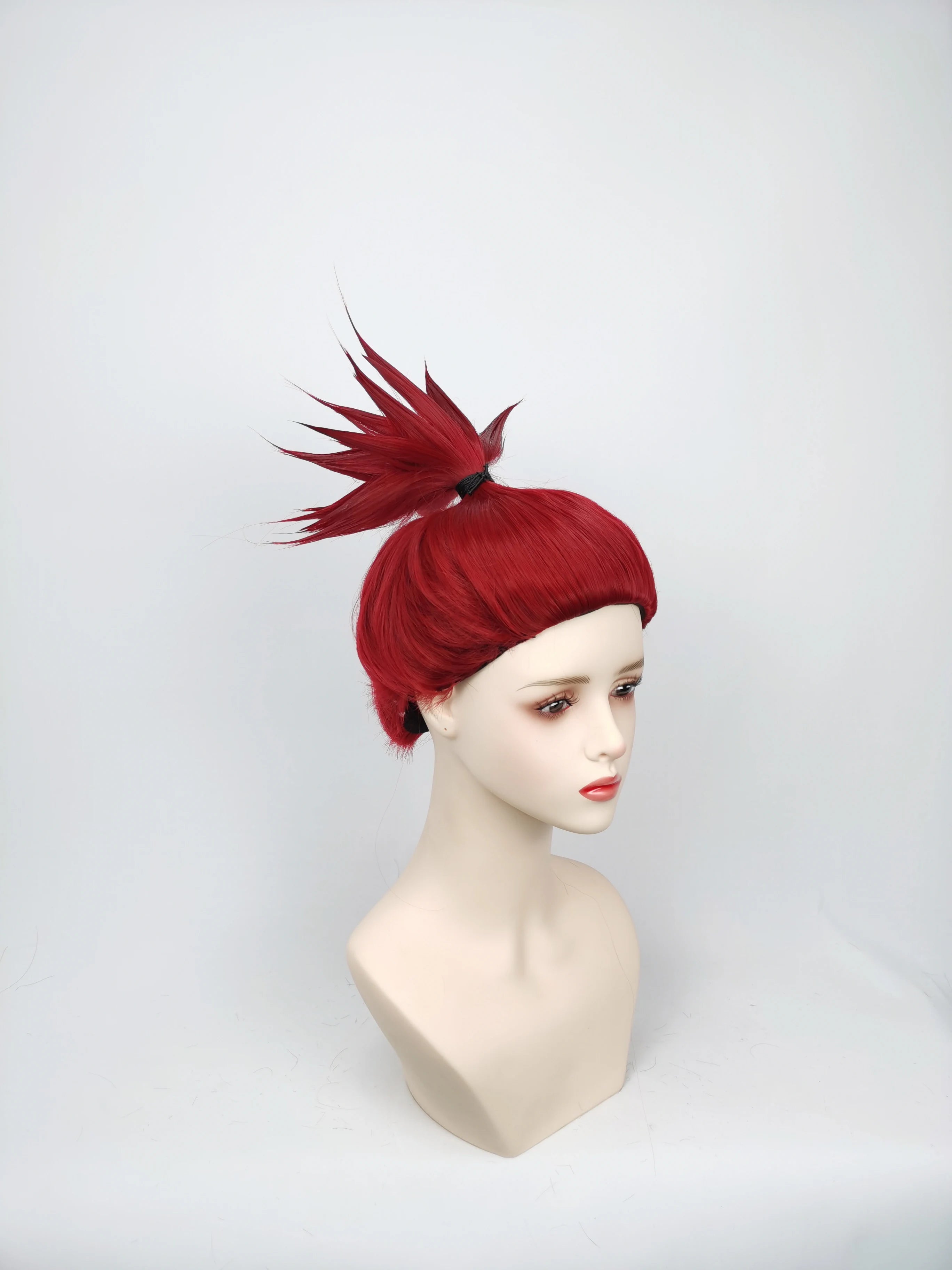 Bleach Renji Abarai Cosplay perruque cheveux rouges pour Costume 