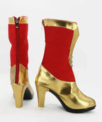 Dissidia Final Fantasy Terra Branford Cosplay Boots Red Shoes