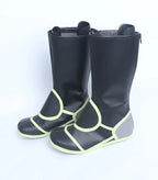 Overwatch Genji Oni Skin Cosplay Boots Black Shoes