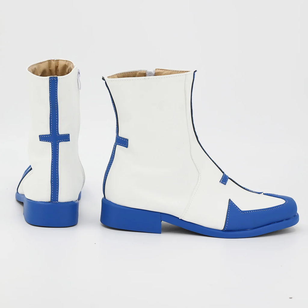 Bleach Ishida Uryuu Cosplay Shoes Custom White Boots Any Size