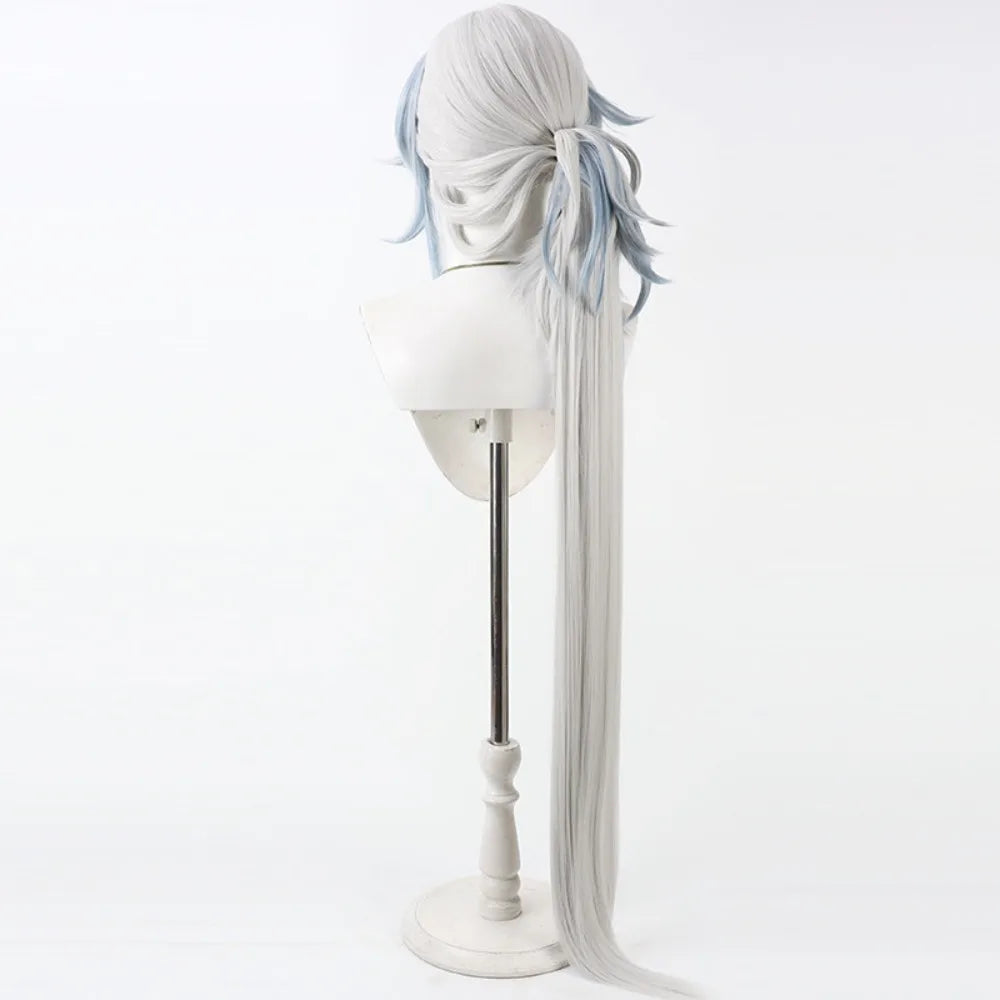 Honkai Star Rail Yao Guang Cosplay Wig Silver White Hair