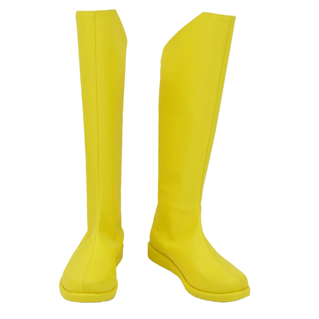 Invincible Mark Grayson Cosplay Boots Yellow Shoes Custom Made